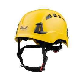 義大利 ROCK HELMET Uniko 安全頭盔(運動、高空雙認證) | 黃色 54/63 cm 義大利製 R397-07 17